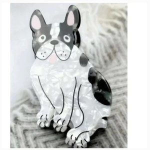 ⭐️❤️ FREE Dog Puppy Terrier Hair Chic Glam Trendy Modern Minimalist Claw Clip